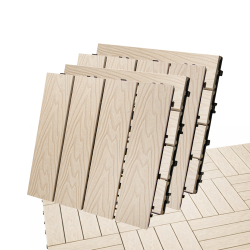 Podest tarasowy panel WPC 30x30x2 cm BEŻ Zestaw 4szt. 0,36mkw