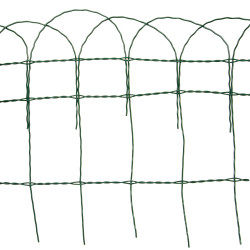 Siatka rabatowa ogrodzeniowa zgrzewana zielona 0,4x10m