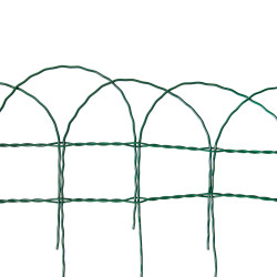 Siatka rabatowa ogrodzeniowa zgrzewana zielona 0,4x10m