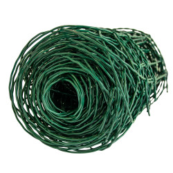 Siatka rabatowa ogrodzeniowa zgrzewana zielona 0,4x10m