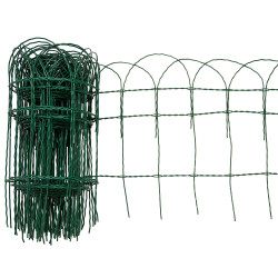 Siatka rabatowa ogrodzeniowa zgrzewana zielona 0,4x10m