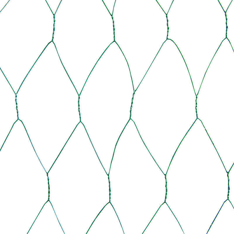 Siatka hexagonalna PCV zielona 0,5x10m ogrodzenie 50x50mm