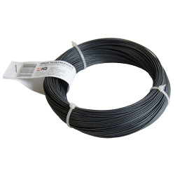 Drut wiązałkowy PCV antracytowy rolka 50 m grubość 1,2 mm