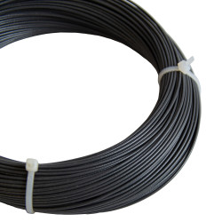 Drut wiązałkowy PCV antracytowy rolka 50 m grubość 1,2 mm