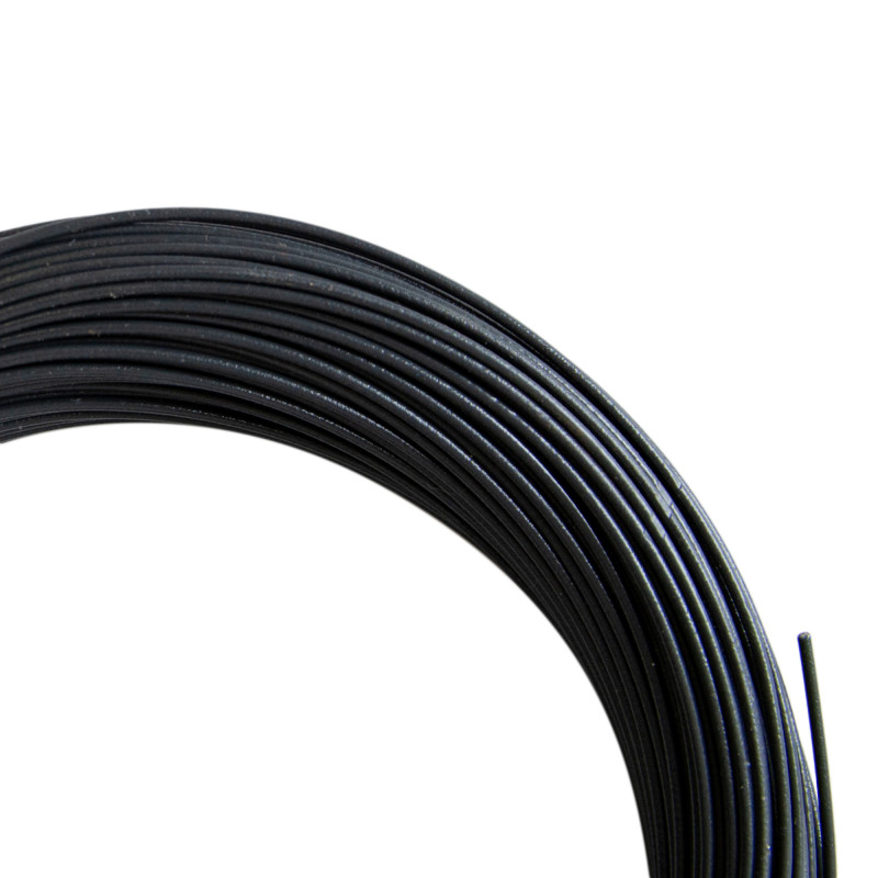 Drut wiązałkowy PCV antracytowy rolka 50 m grubość 1,2 mm