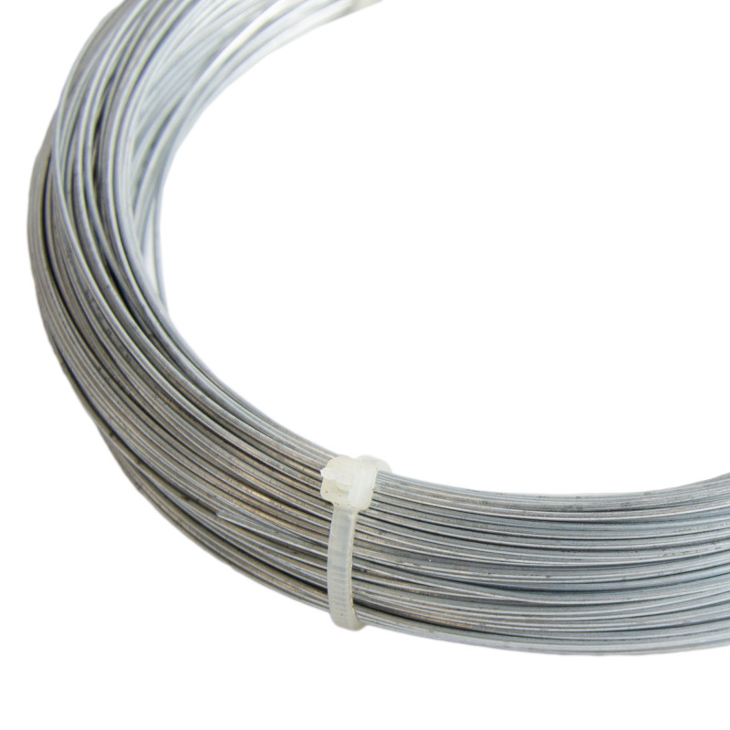 Drut wiązałkowy ocynkowany rolka 50 m grubość 0,8 mm