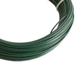 Drut wiązałkowy PCV zielony rolka 50 m grubość 1,2 mm