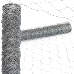 Siatka hexagonalna ocynkowana druciana 1x10m ogrodzenie 50x50mm