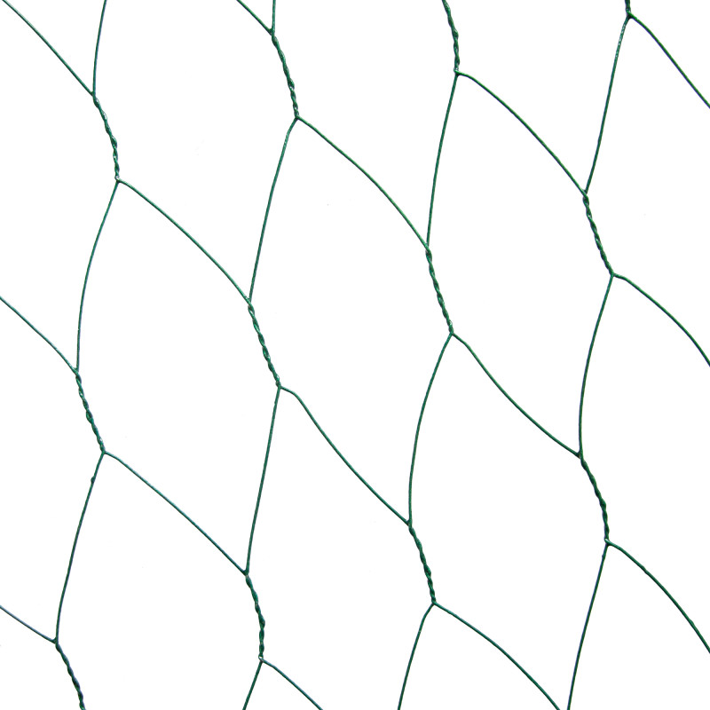 Siatka hexagonalna PCV zielona 1x10m ogrodzenie 50x50mm