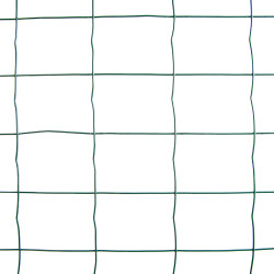 Siatka zgrzewana zielona PCV 0,8x10m ogrodzenie 75x100mm