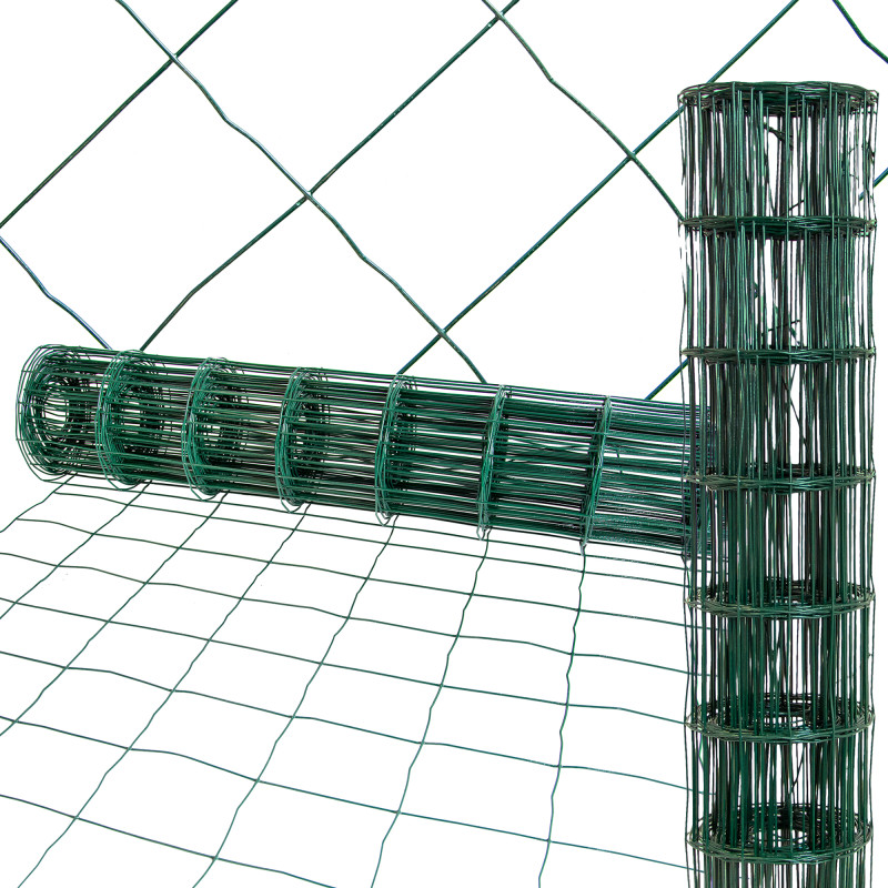 Siatka zgrzewana zielona...