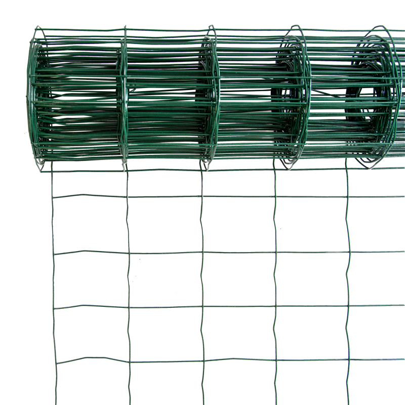 Siatka zgrzewana zielona...