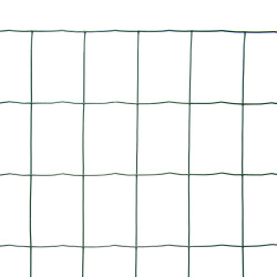 Siatka zgrzewana zielona PCV 0,6x10m ogrodzenie 75x100mm