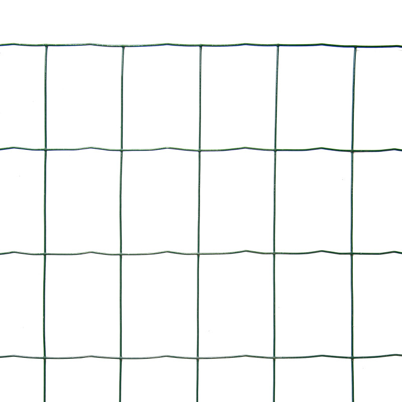 Siatka zgrzewana zielona PCV 0,6x10m ogrodzenie 75x100mm
