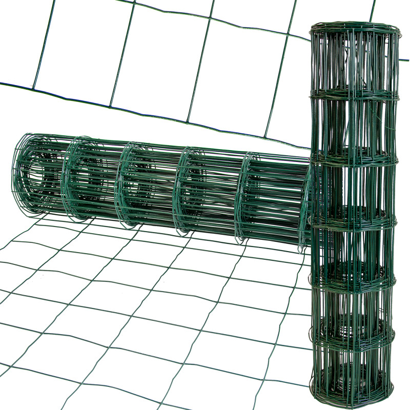 Siatka zgrzewana zielona...