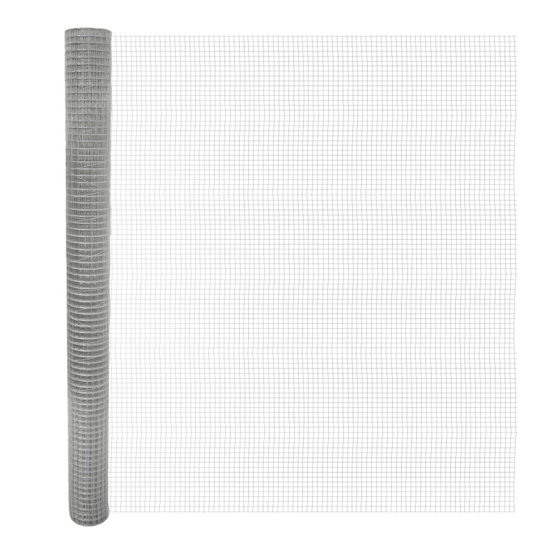 Siatka zgrzewana ocynkowana 1x5 m ogrodzenie kratka 13x13mm