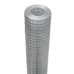 Siatka zgrzewana ocynkowana 1x5 m ogrodzenie kratka 13x13mm