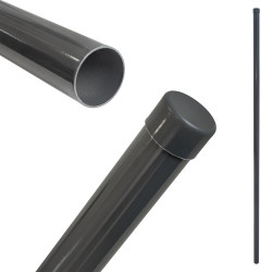 Słupek ogrodzeniowy 175 cm antracyt fi 38 mm gr. 1,5 mm słupek okrągły do siatki