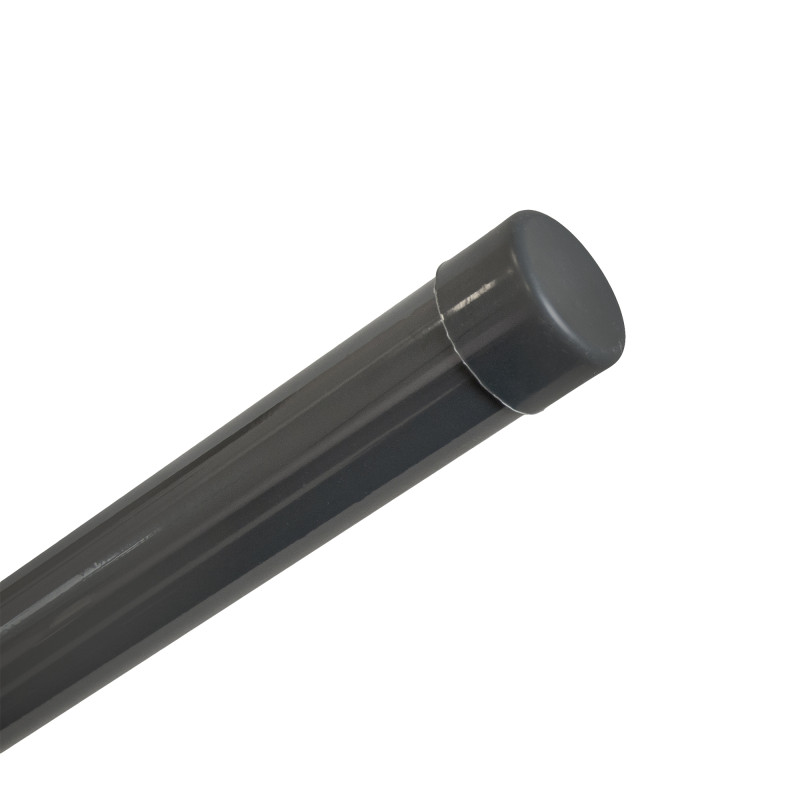Słupek ogrodzeniowy 175 cm antracyt fi 38 mm gr. 1,5 mm słupek okrągły do siatki