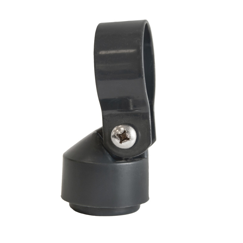 Przegub łączący do słupka ogrodzeniowego fi 38 mm antracyt - 10 sztuk