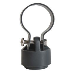 Przegub łączący do słupka ogrodzeniowego fi 38 mm antracyt - 10 sztuk