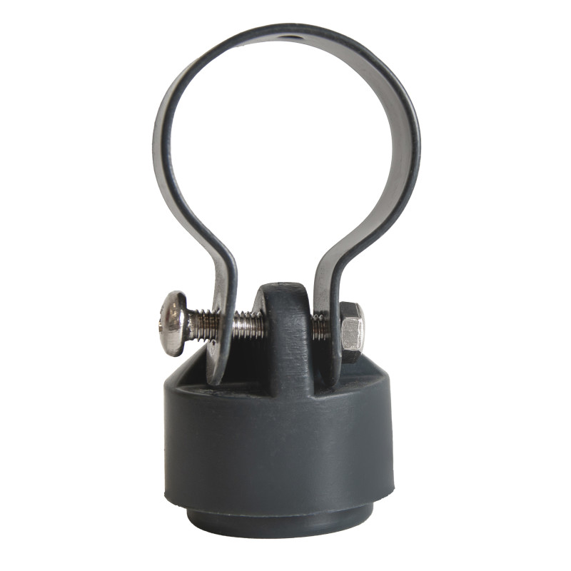 Przegub łączący do słupka ogrodzeniowego fi 38 mm antracyt - 10 sztuk