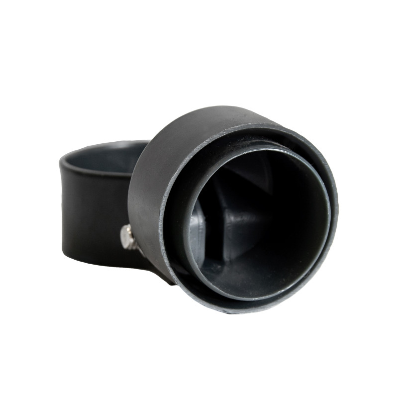 Przegub łączący do słupka ogrodzeniowego fi 38 mm antracyt - 10 sztuk