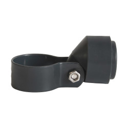 Przegub łączący do słupka ogrodzeniowego fi 38 mm antracyt - 10 sztuk