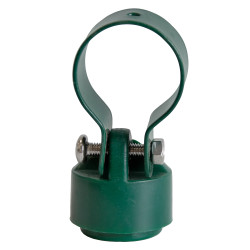 Przegub łączący do słupka ogrodzeniowego fi 38 mm zielony - 10 sztuk