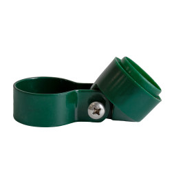 Przegub łączący do słupka ogrodzeniowego fi 38 mm zielony - 10 sztuk