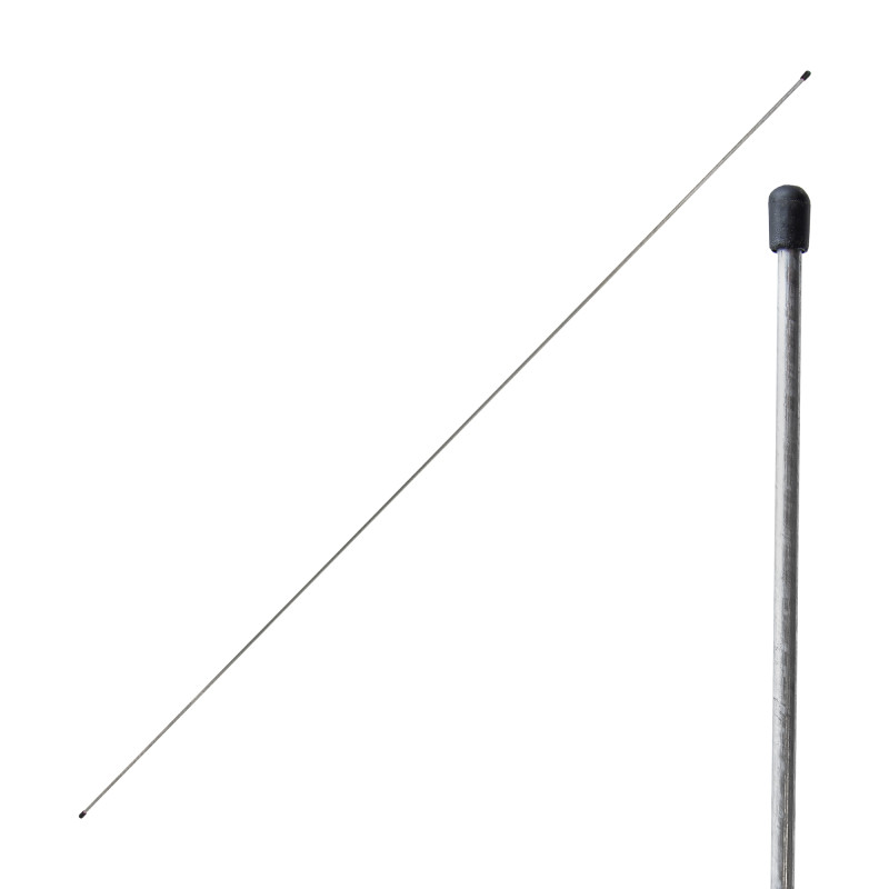 Pręt napinający naciągowy siatkę ocynkowany 155 cm fi 5 mm