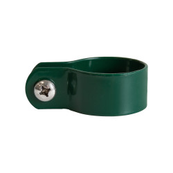 Obejma do ogrodzenia fi 38mm opaska zielona na słupek - 10 sztuk