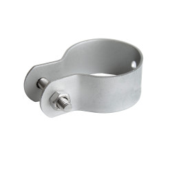 Obejma do ogrodzenia fi 38mm opaska ocynkowana na słupek - 10 sztuk