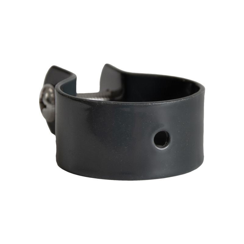 Obejma do ogrodzenia fi 38mm opaska antracytowa na słupek - 10 sztuk