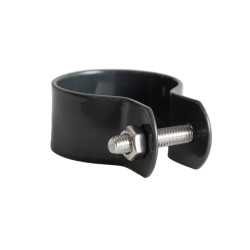 Obejma do ogrodzenia fi 38mm opaska antracytowa na słupek - 10 sztuk