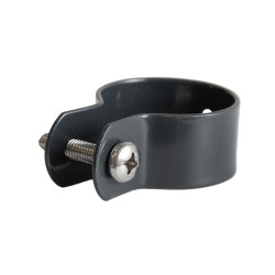 Obejma do ogrodzenia fi 38mm opaska antracytowa na słupek - 10 sztuk