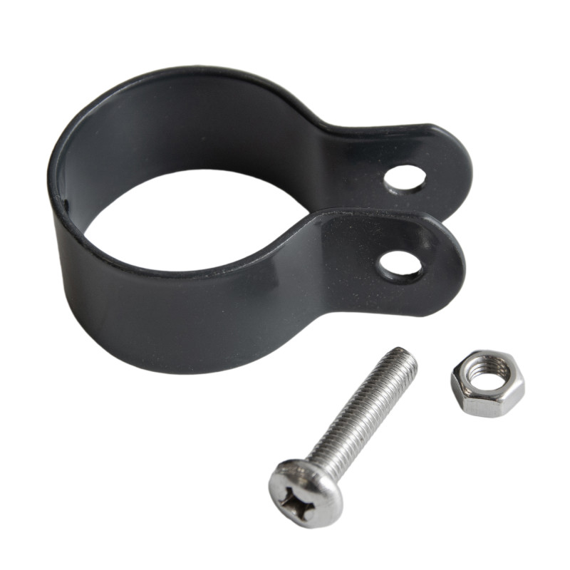 Obejma do ogrodzenia fi 38mm opaska antracytowa na słupek - 10 sztuk