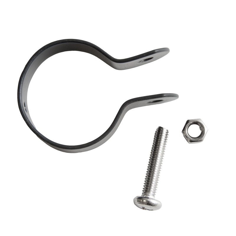 Obejma do ogrodzenia fi 38mm opaska antracytowa na słupek - 10 sztuk