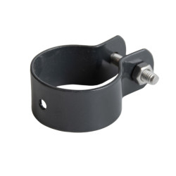 Obejma do ogrodzenia fi 38mm opaska antracytowa na słupek - 10 sztuk