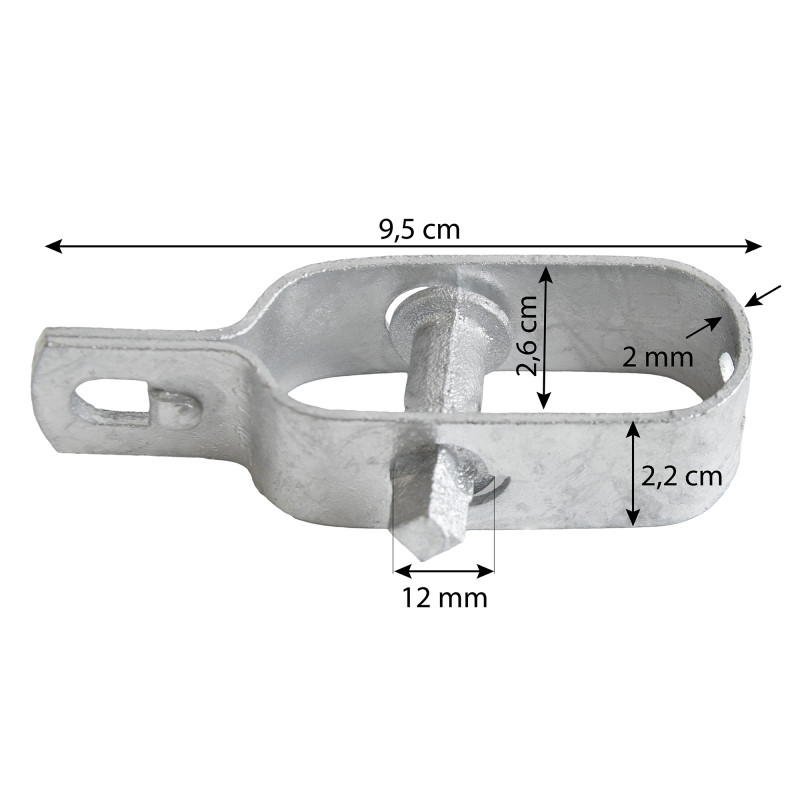 Napinacz do drutu ocynkowany - zestaw 10 sztuk