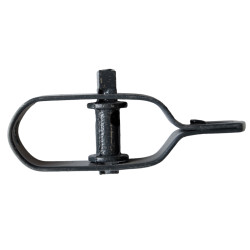 Napinacz do drutu antracytowy - zestaw 10 sztuk