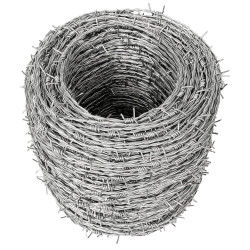Drut kolczasty ocynkowany rolka 50m grubość 1,5mm