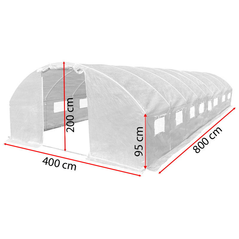 Tunel szklarniowy 32m2...