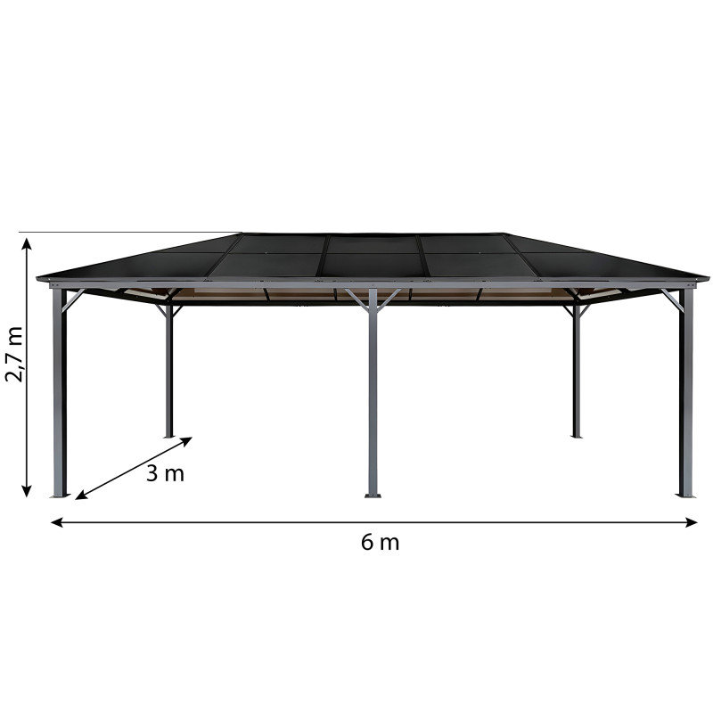 Pawilon ogrodowy 3x6xH2,7m...