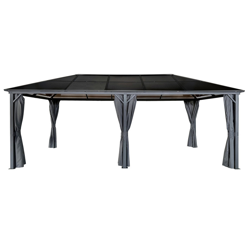 Pawilon ogrodowy brązowy z...