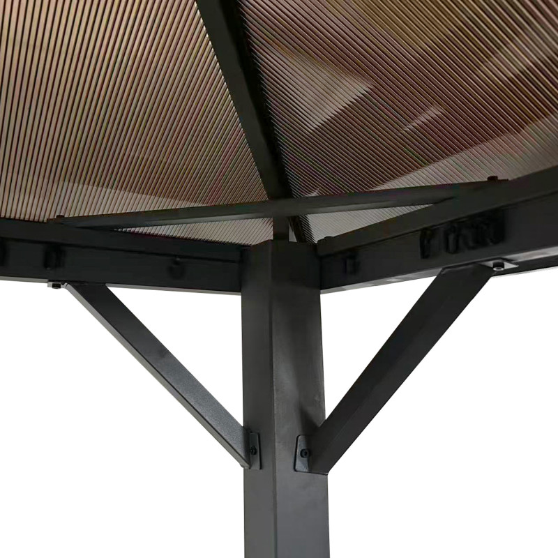 Pawilon ogrodowy 3x6xH2,7m Altana brąz 18m2