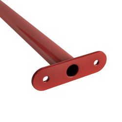 Metalowy drążek na plac zabaw 60 cm czerwony