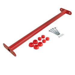 Metalowy drążek na plac zabaw 60 cm czerwony