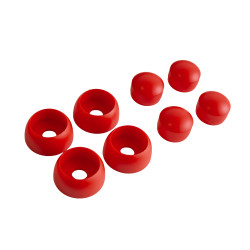 Metalowy drążek na plac zabaw 60 cm czerwony