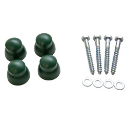 Metalowy drążek na plac zabaw 60 cm zielony